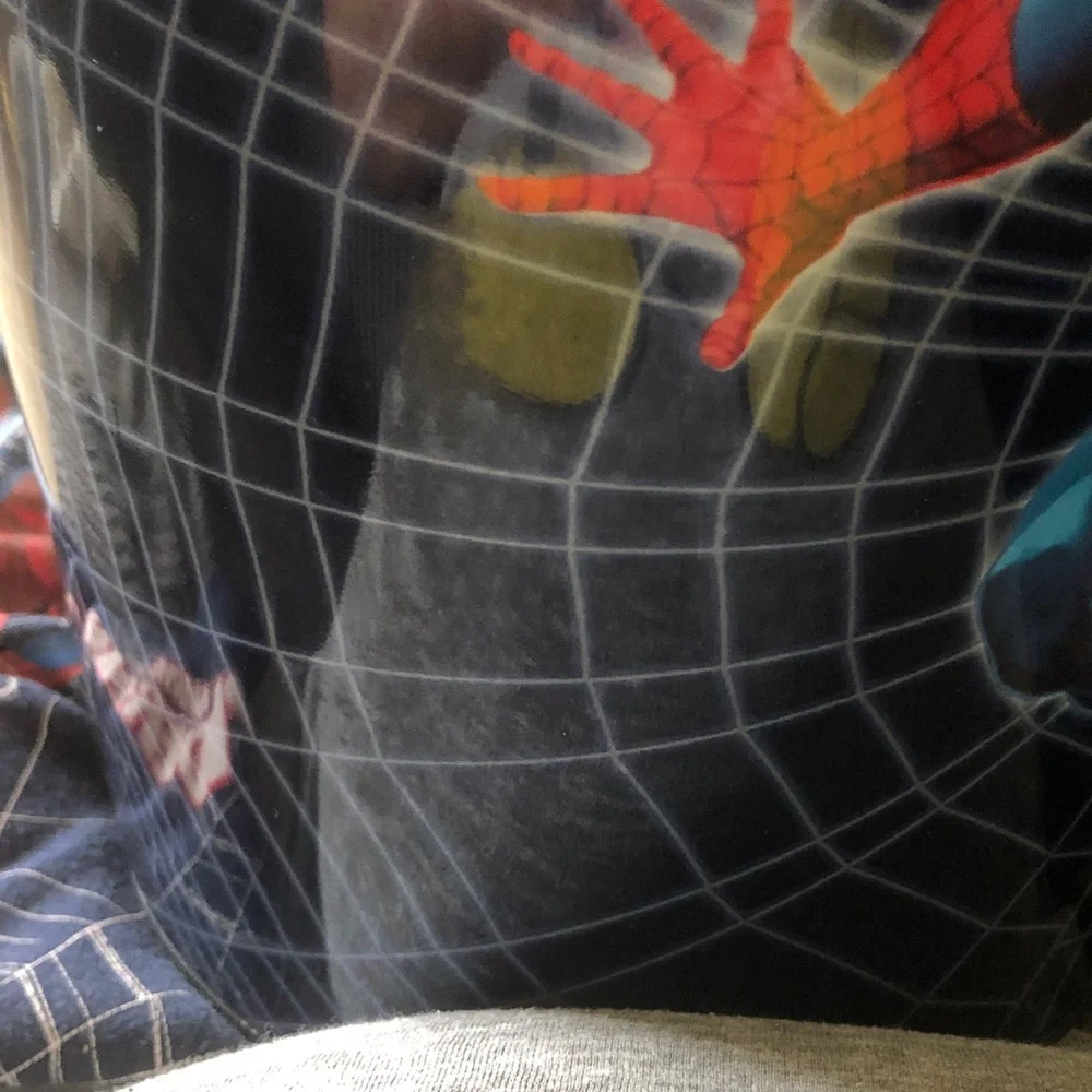 Spider-Man Red & Blue Graphic waste basket